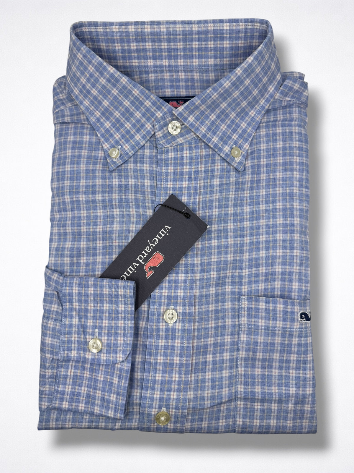 Camisa Vineyard Vines Classic Fit Manga Larga Talla M
