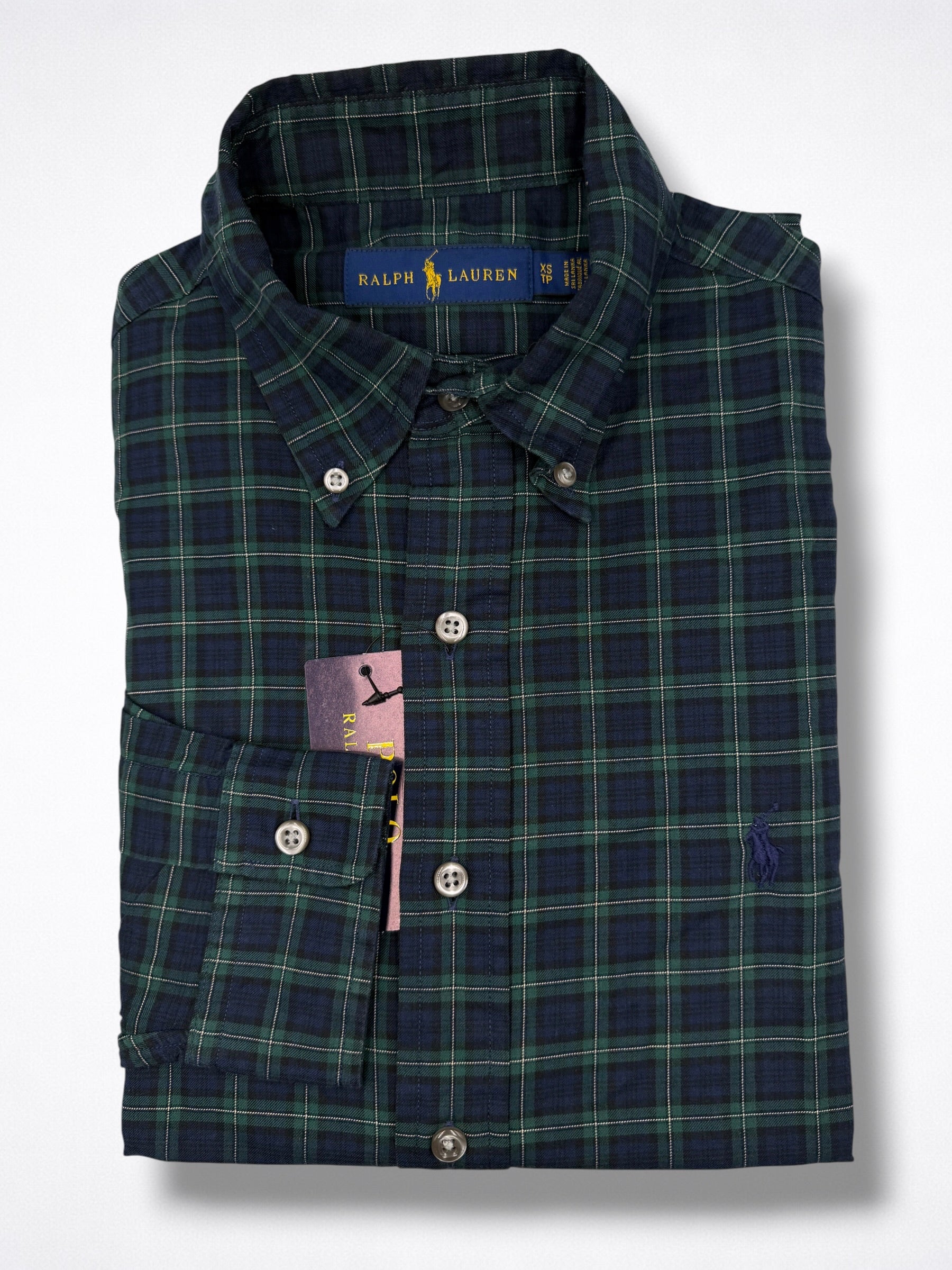 Camisa Polo Ralph Lauren Classic Fit Manga Larga Talla XS