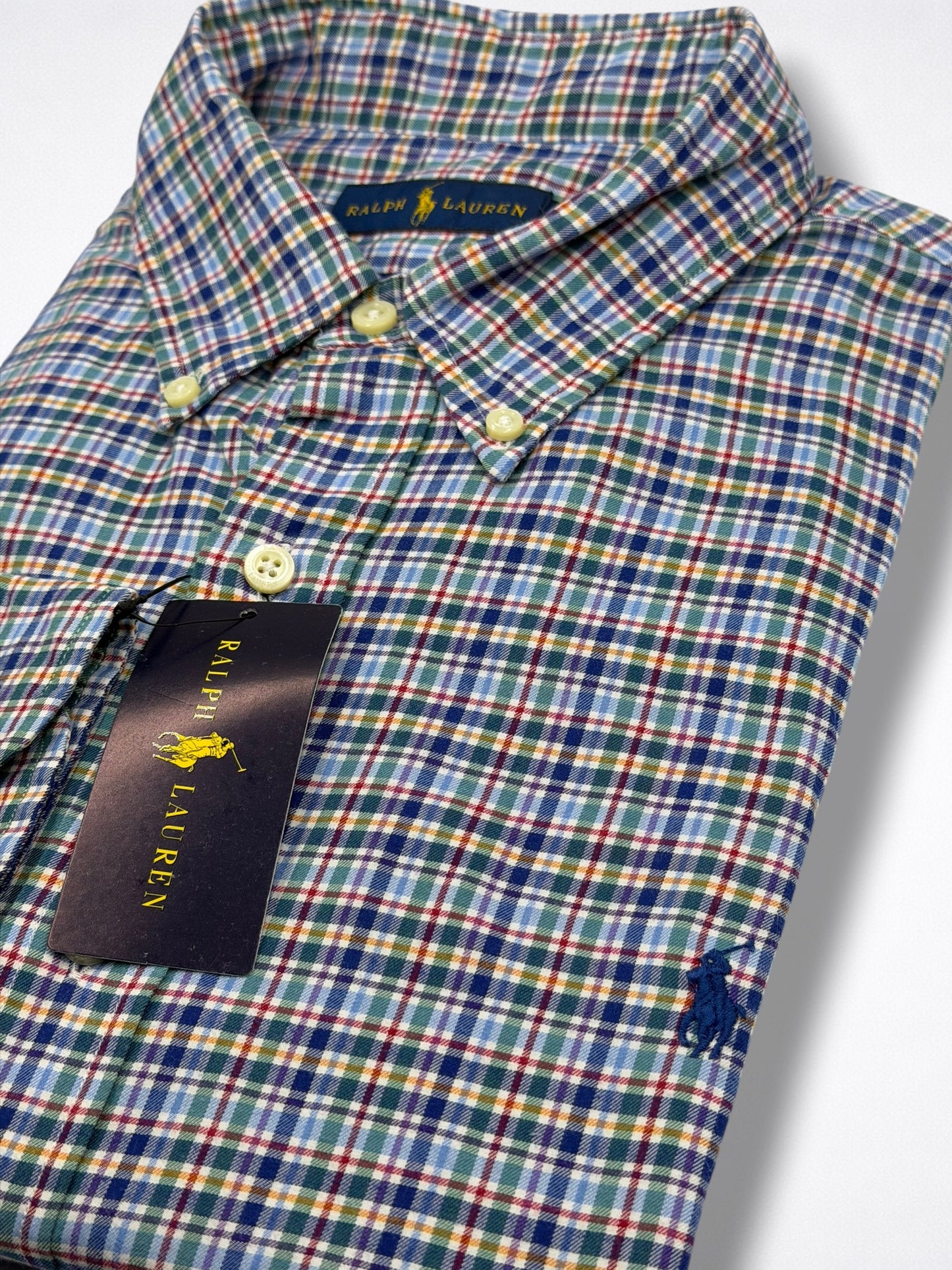 Camisa Polo Ralph Lauren Classic Fit Manga Larga Talla XL