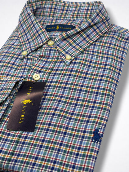Camisa Polo Ralph Lauren Classic Fit Manga Larga Talla XL