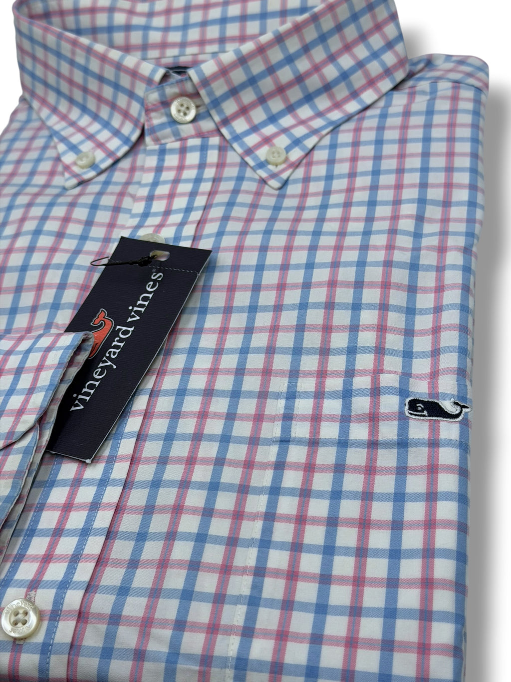 Camisa Vineyard Vines Classic Fit Manga Larga Talla L