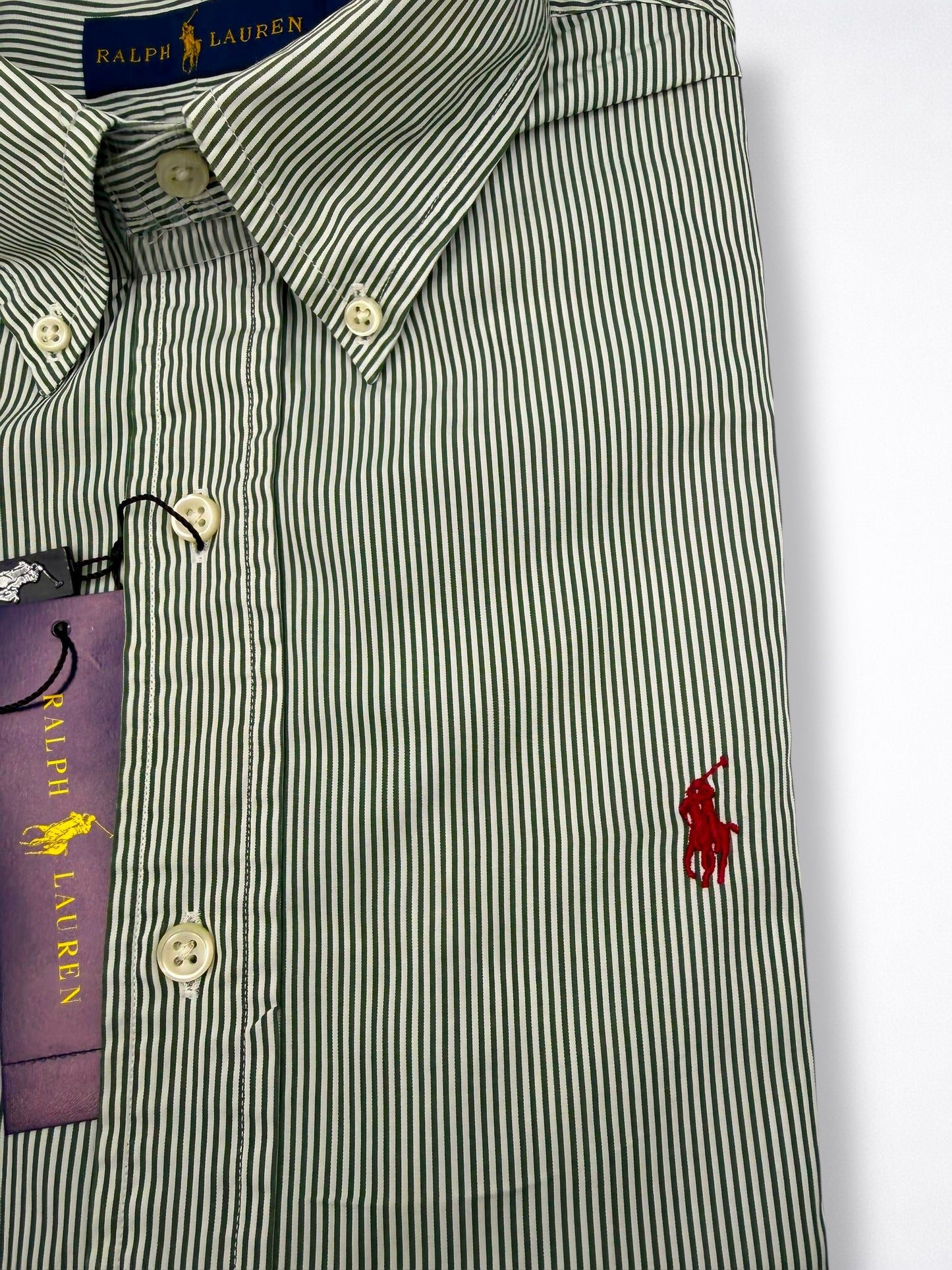 Camisa Polo Ralph Lauren Classic Fit Manga Larga Talla M