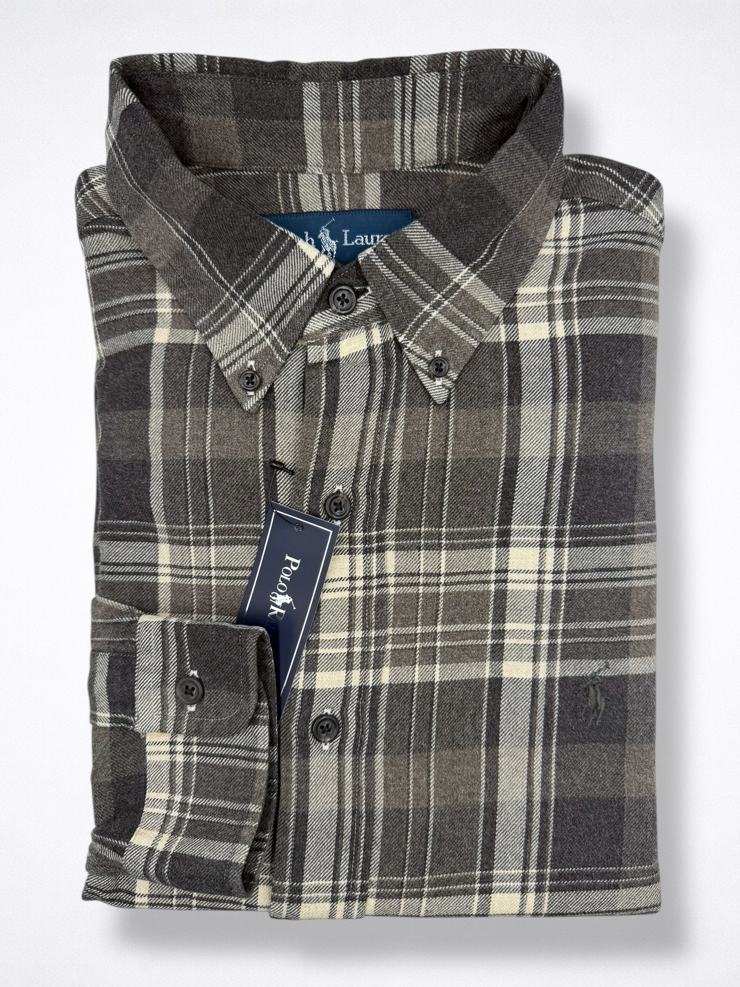 Camisa Polo Ralph Lauren Classic Fit Manga Larga Talla L