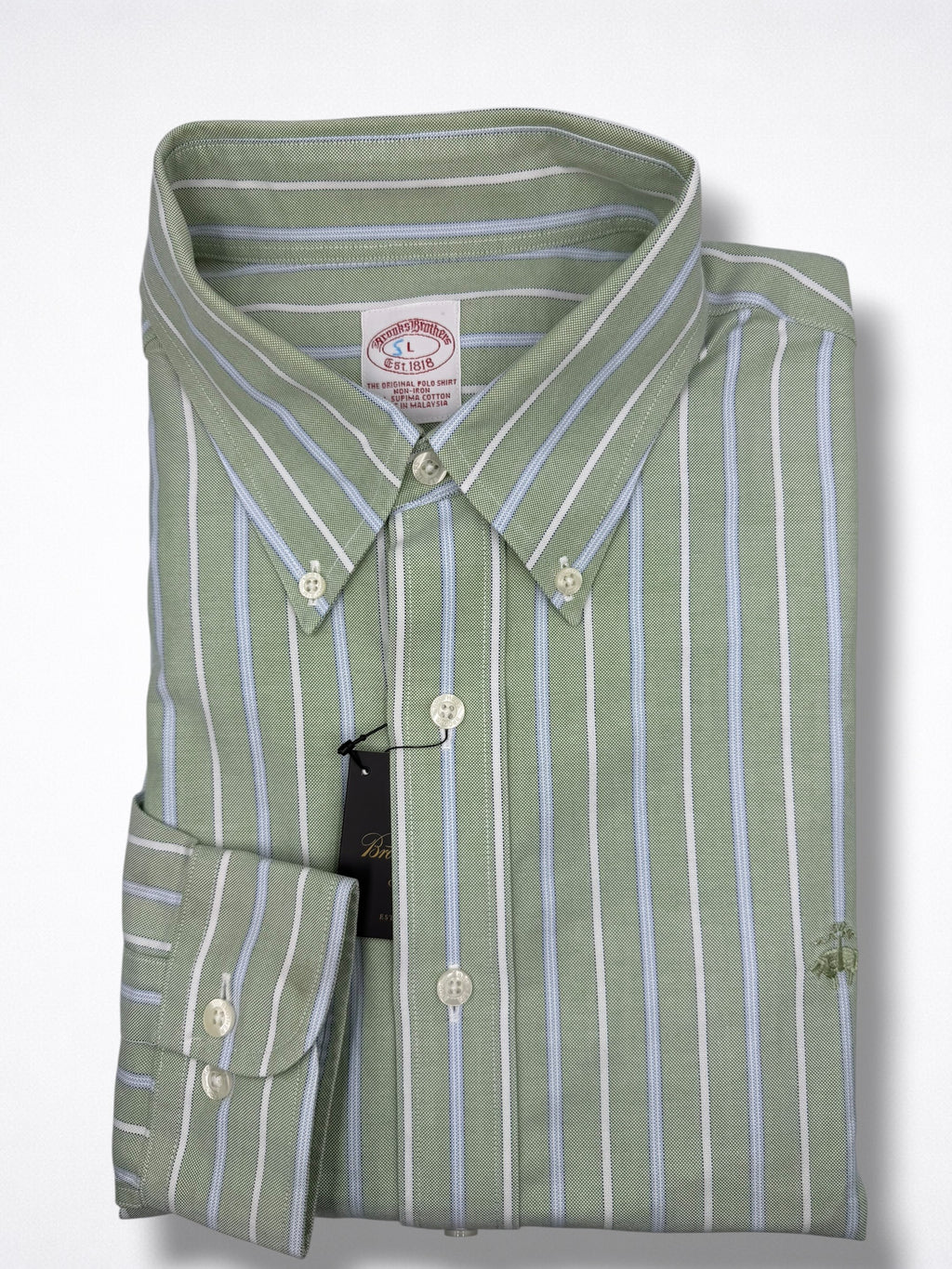 Camisa Brooks Brothers Classic Fit Manga Larga Talla XL
