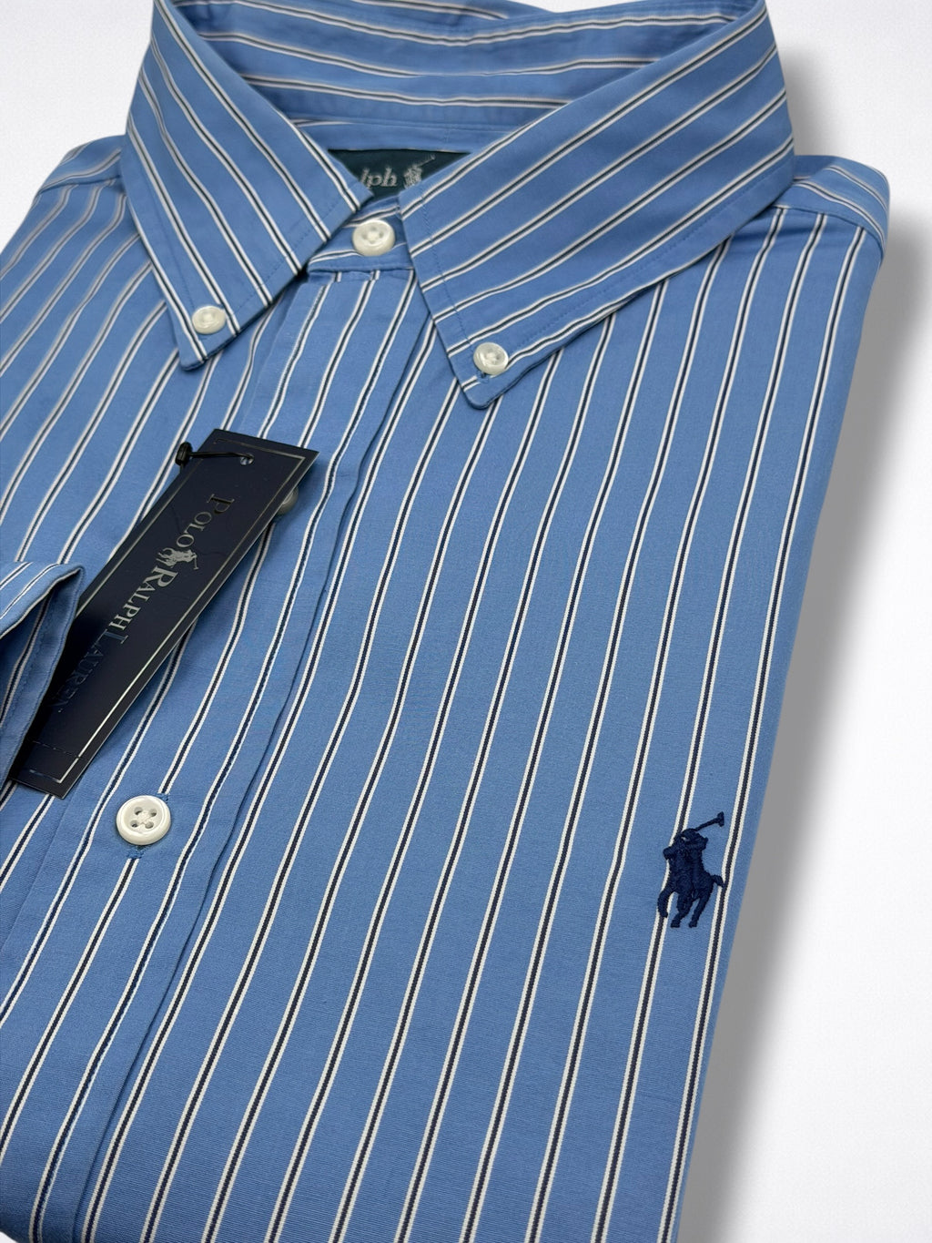 Camisa Polo Ralph Lauren 16 Classic Fit Manga Larga 34/35 Talla L