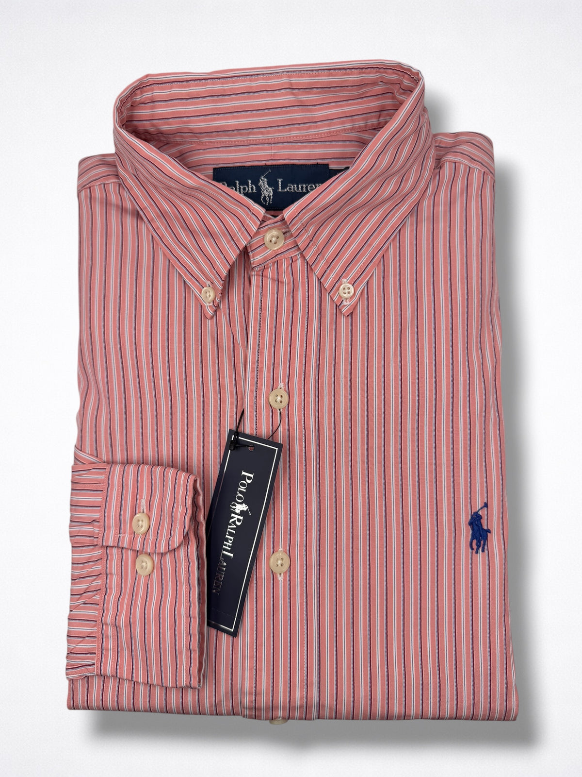 Camisa Polo Ralph Lauren Classic Fit Manga Larga Talla M
