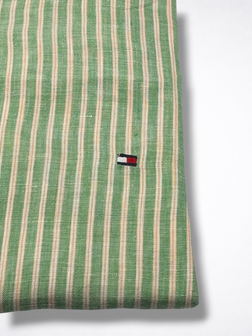 Camisa Tommy Hilfiger Classic Fit manga larga de lino talla L