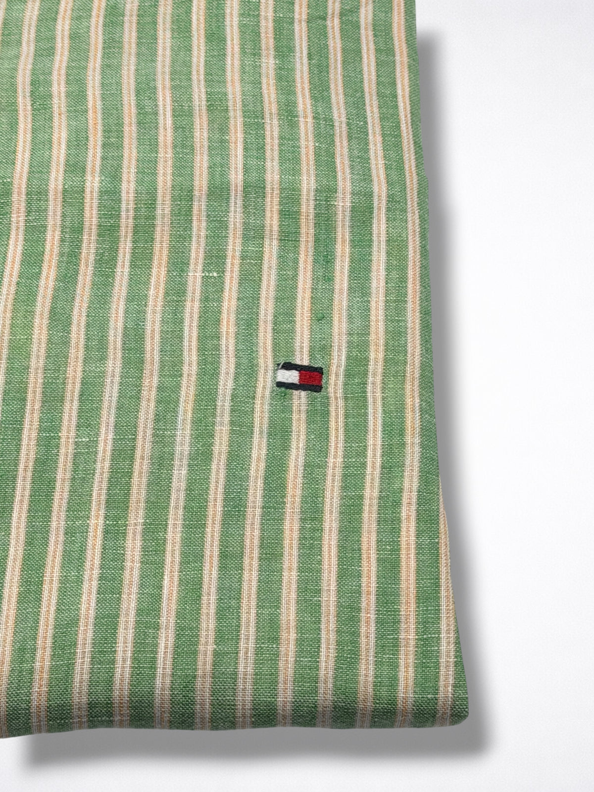 Camisa Tommy Hilfiger Classic Fit manga larga de lino talla L