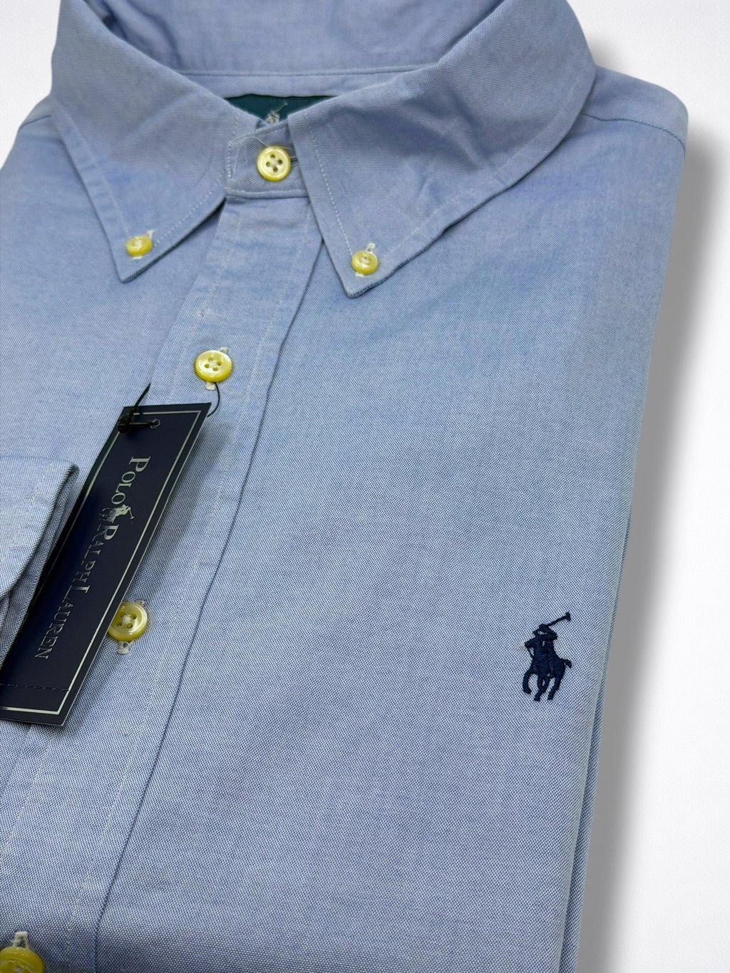Camisa Polo Ralph Lauren 16 1/2 Classic Fit Manga Larga 32/33 Talla L