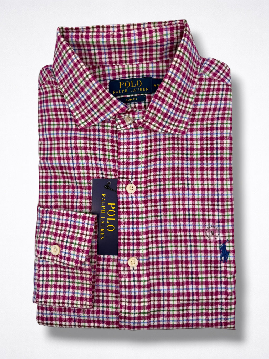 Camisa Polo Ralph Lauren Classic Fit Manga Larga Talla S