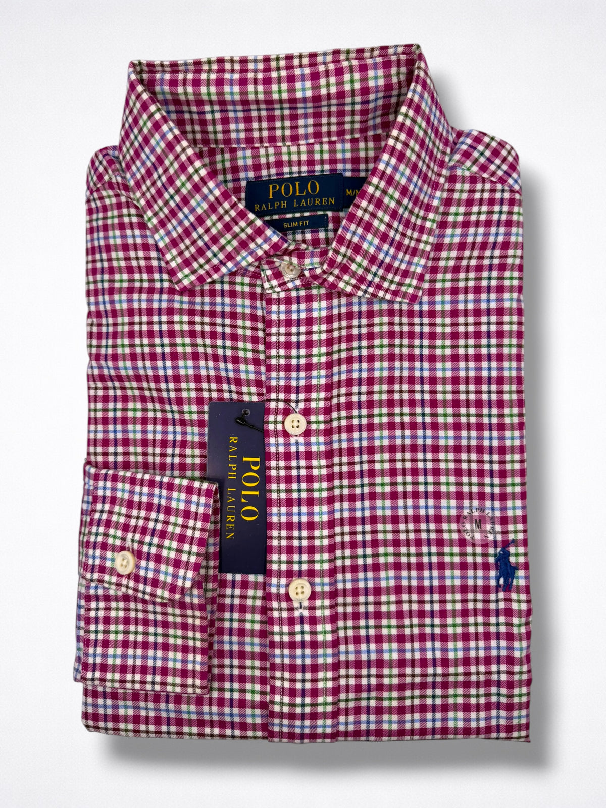 Camisa Polo Ralph Lauren Classic Fit Manga Larga Talla S
