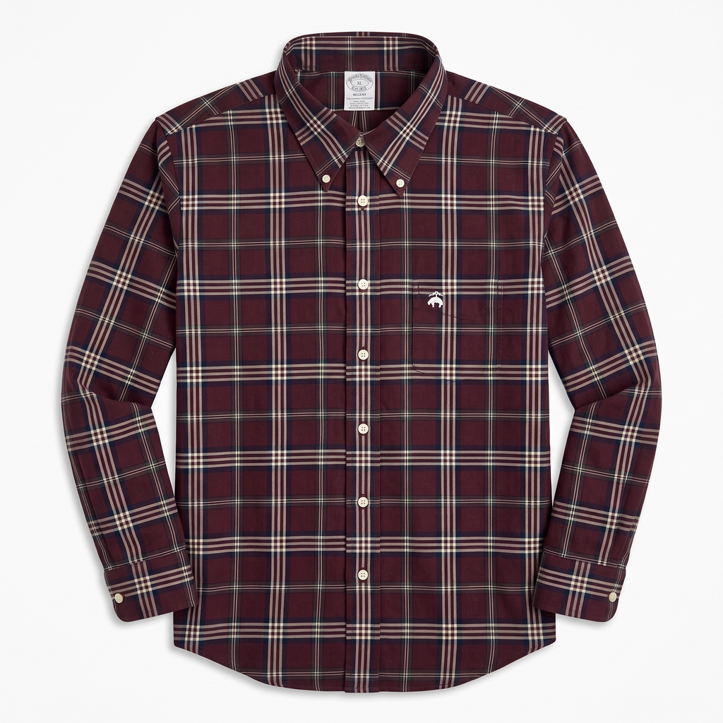 Camisa Brooks Brothers Classic Fit manga larga talla XL