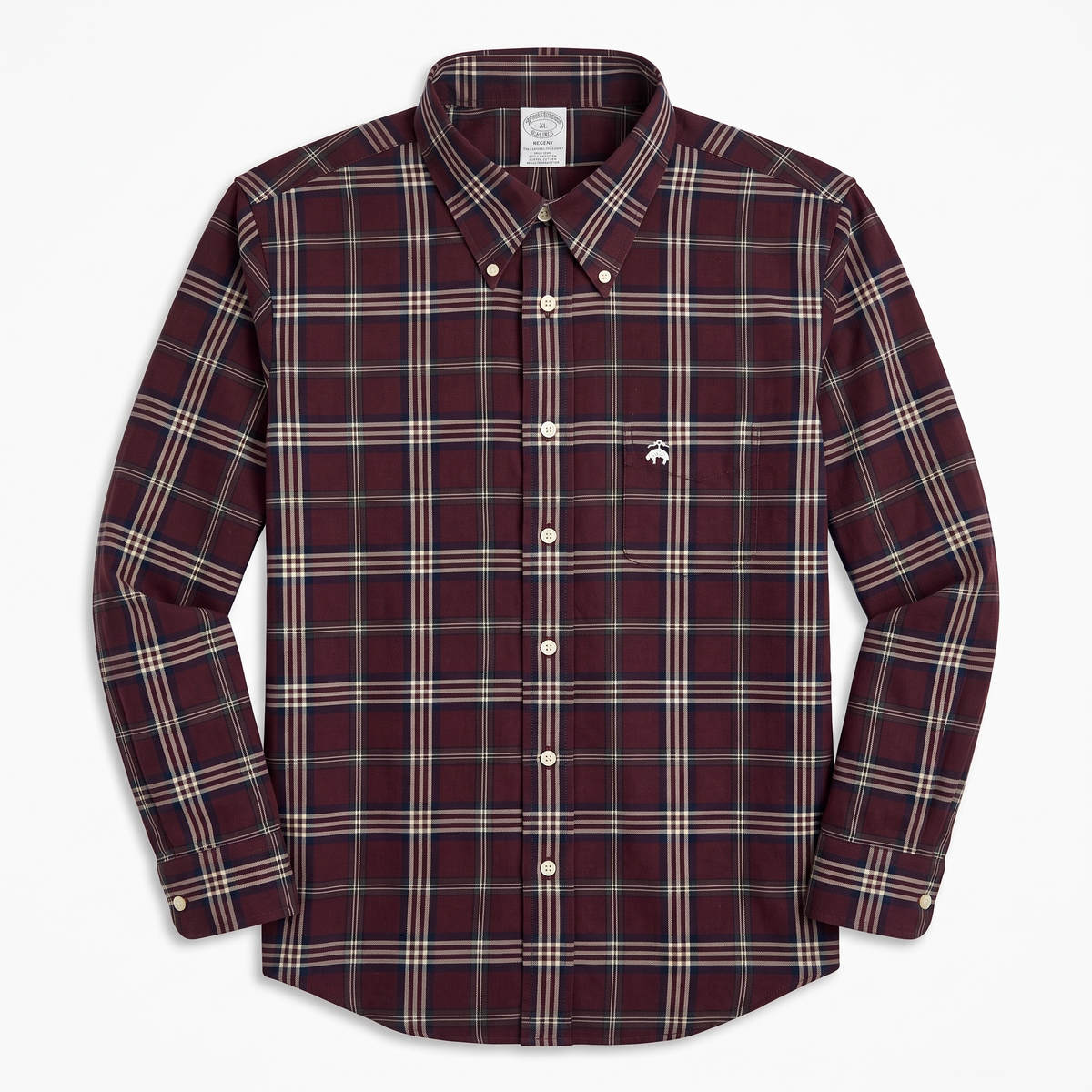 Camisa Brooks Brothers Classic Fit manga larga talla XL