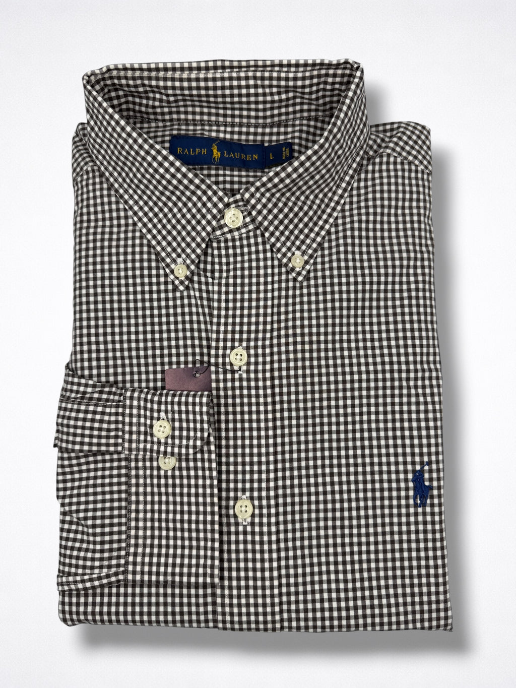 Camisa Polo Ralph Lauren Classic Fit manga larga talla L