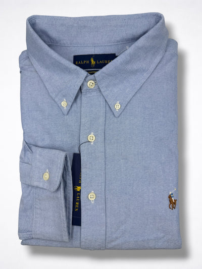 Camisa Polo Ralph Lauren Custom Fit Manga Larga Talla XXL
