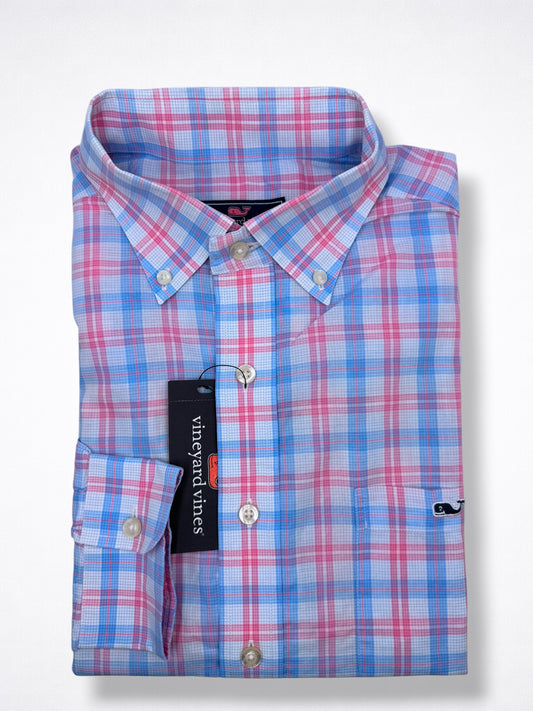 Camisa Vineyard Vines Classic Fit Manga Larga Talla L