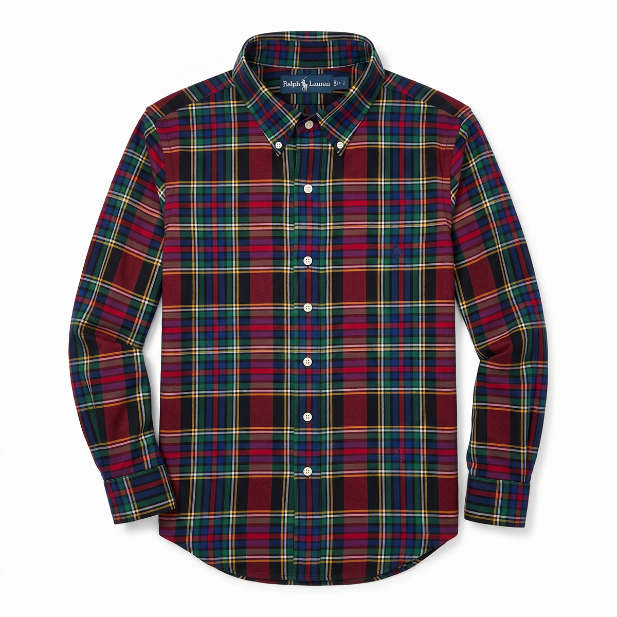 Camisa Polo Ralph Lauren Classic Fit manga larga talla XL