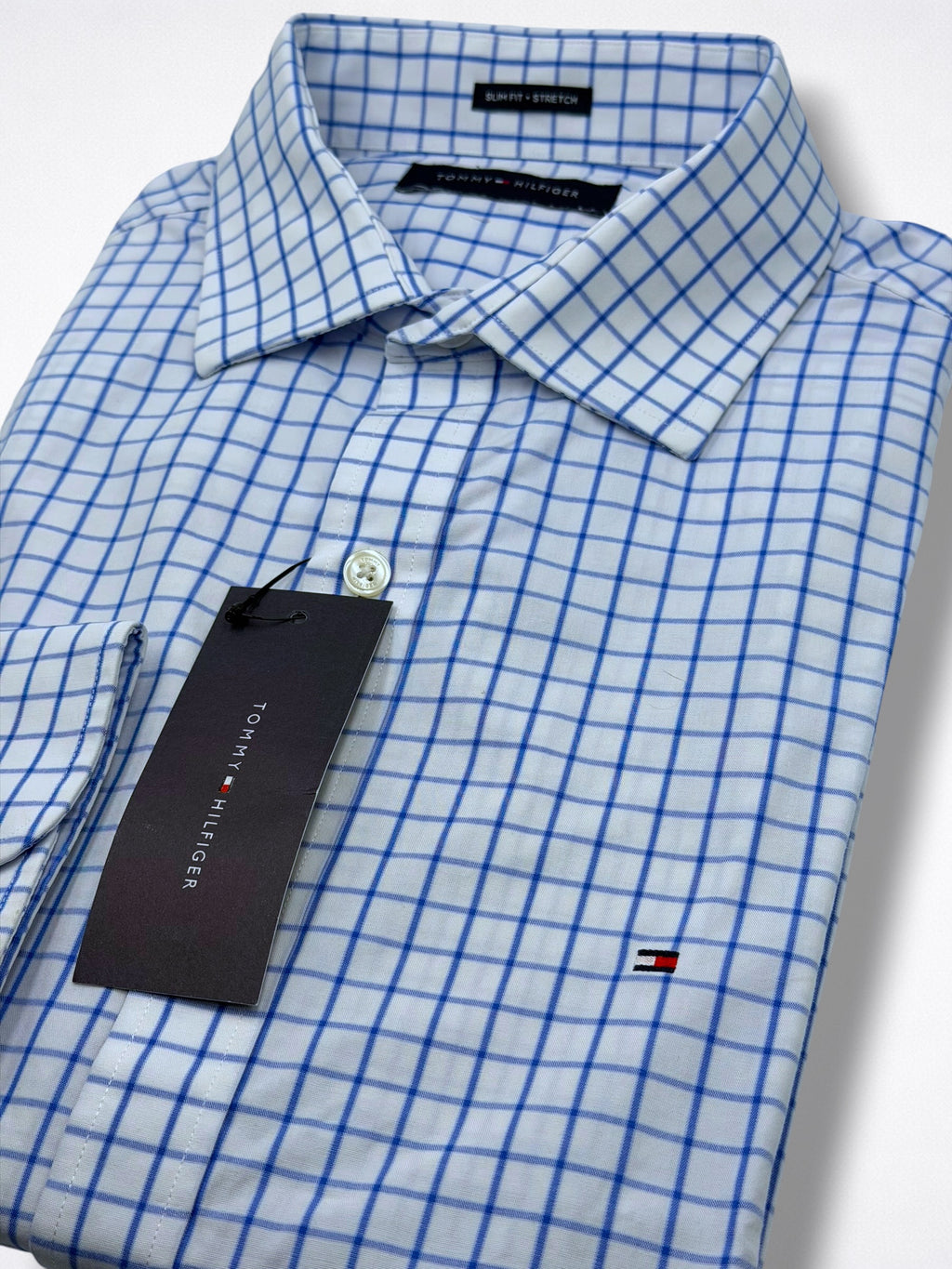 Camisa Tommy Hilfiger Slim Fit Manga Larga Talla M