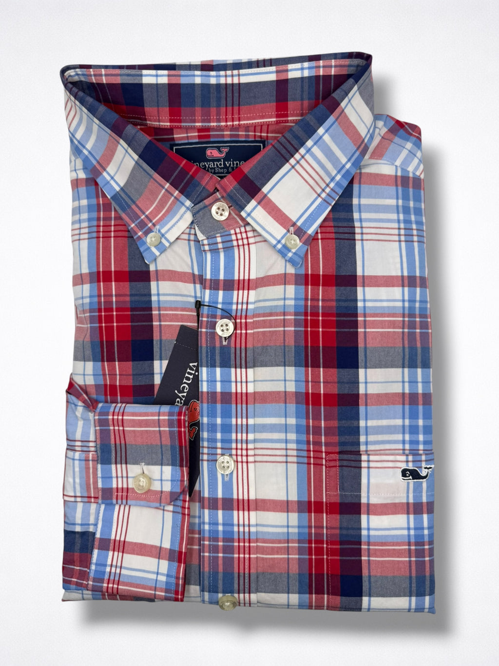 Camisa Vineyard Vines Classic Fit Manga Larga Talla L