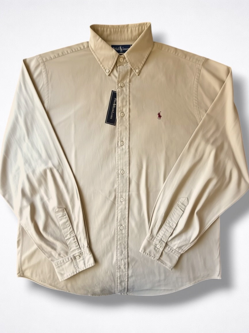Camisa Polo Ralph Lauren Classic Fit Manga Larga Talla XL