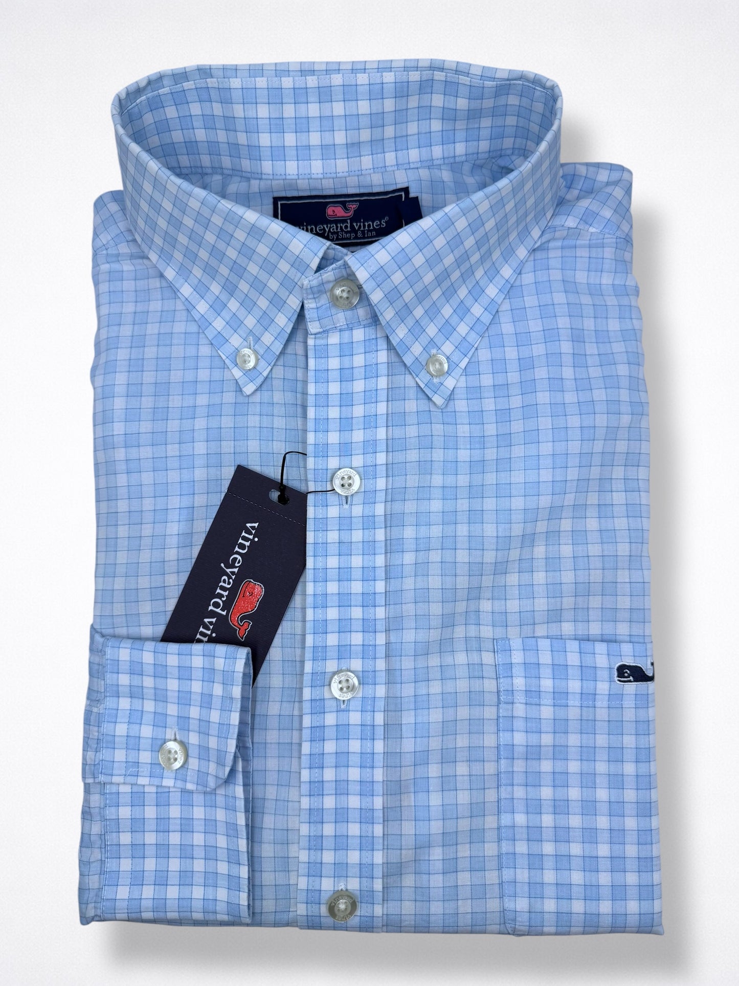 Camisa Vineyard Vines Classic Fit Manga Larga Talla L