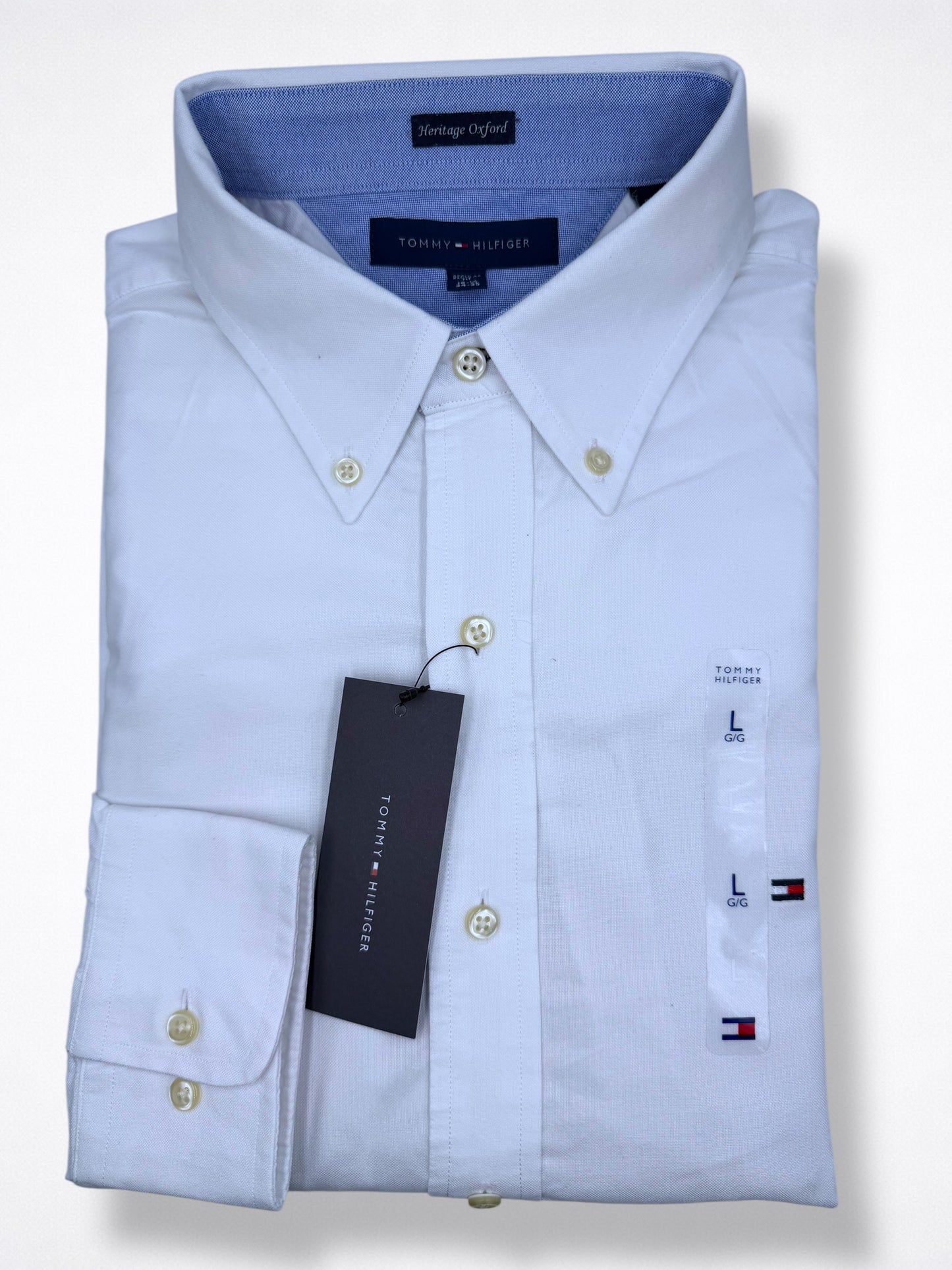 Camisa Tommy Hilfiger Classic Fit Manga Larga Talla L