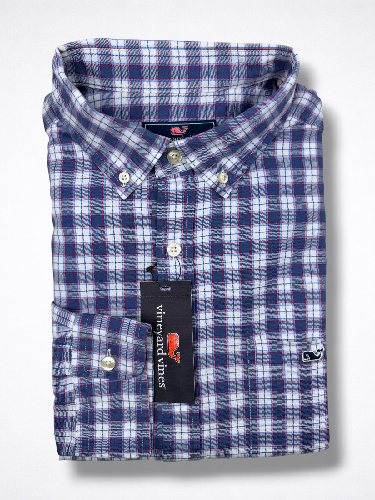 Camisa Vineyard Vines Classic Fit Manga Larga Talla L