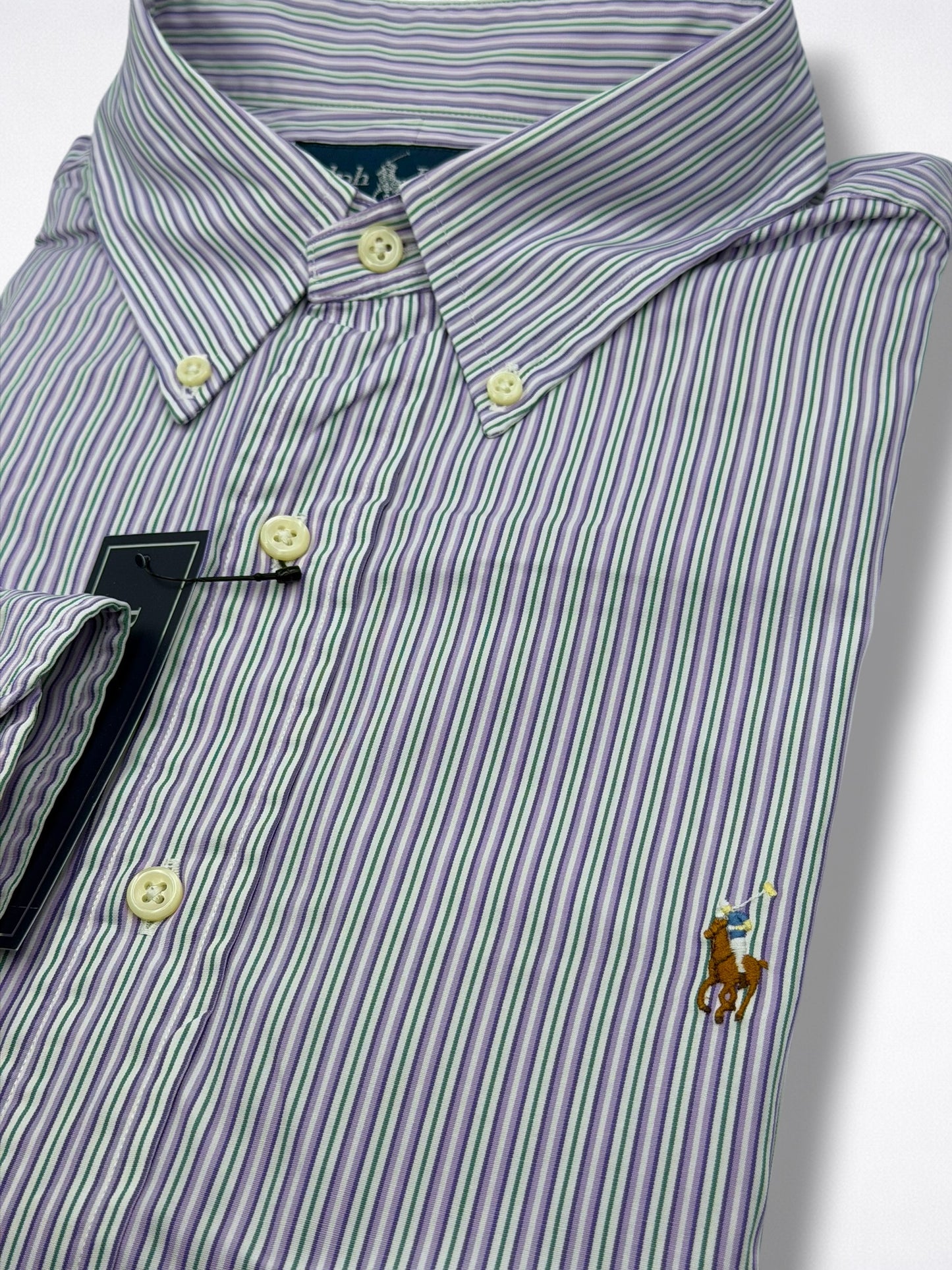 Camisa Polo Ralph Lauren Classic Fit Manga Larga Talla L