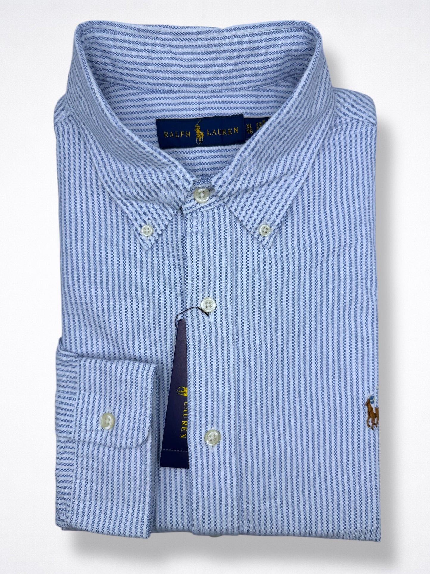 Camisa Polo Ralph Lauren Classic Fit Manga Larga Talla XL
