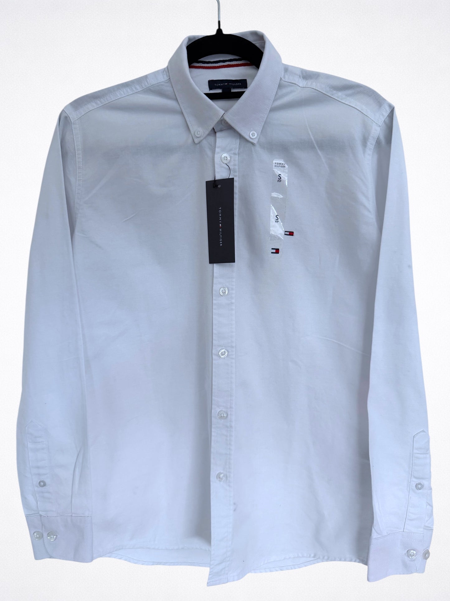 Camisa Tommy Hilfiger Custom Fit Manga Larga Talla S