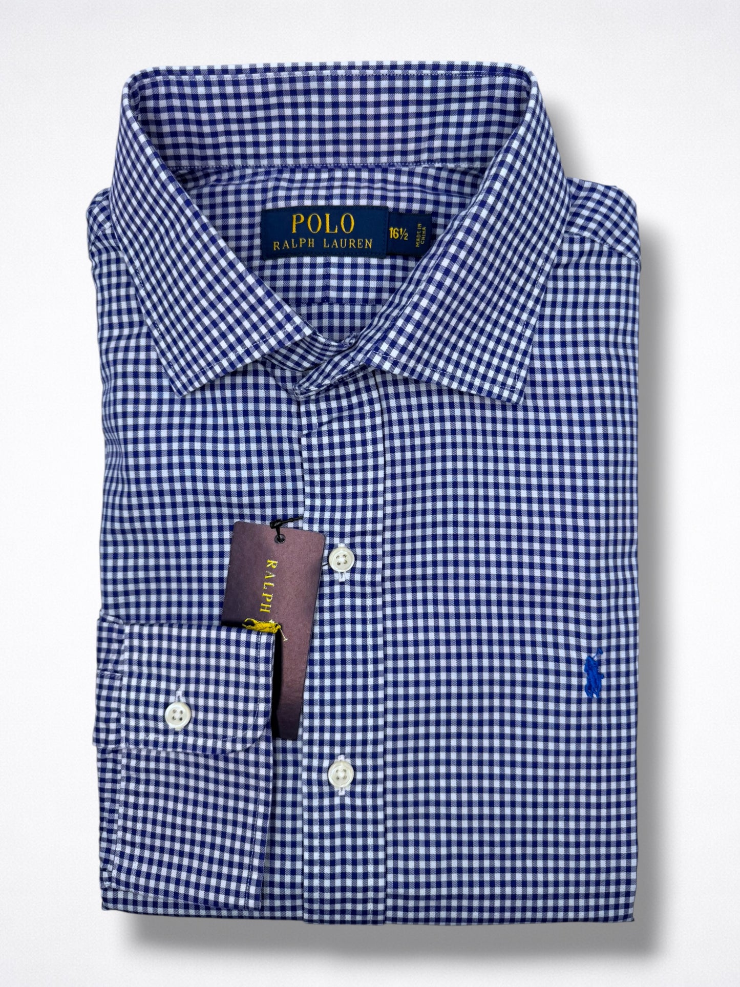 Camisa Polo Ralph Lauren Classic Fit Manga Larga Talla L