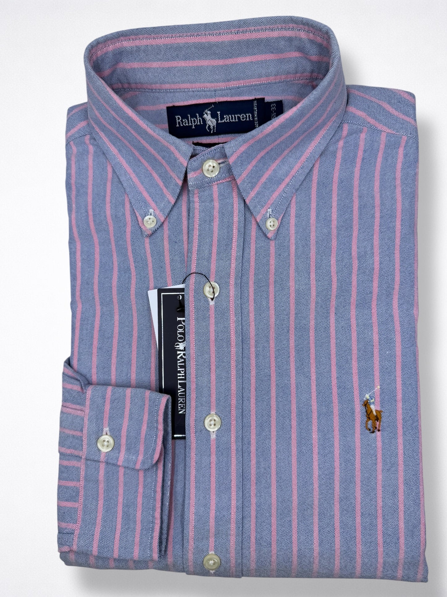 Camisa Polo Ralph Lauren Classic Fit Manga Larga Talla M