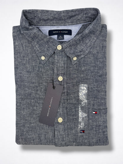 Camisa Tommy Hilfiger Slim Fit Manga Corta Talla XL