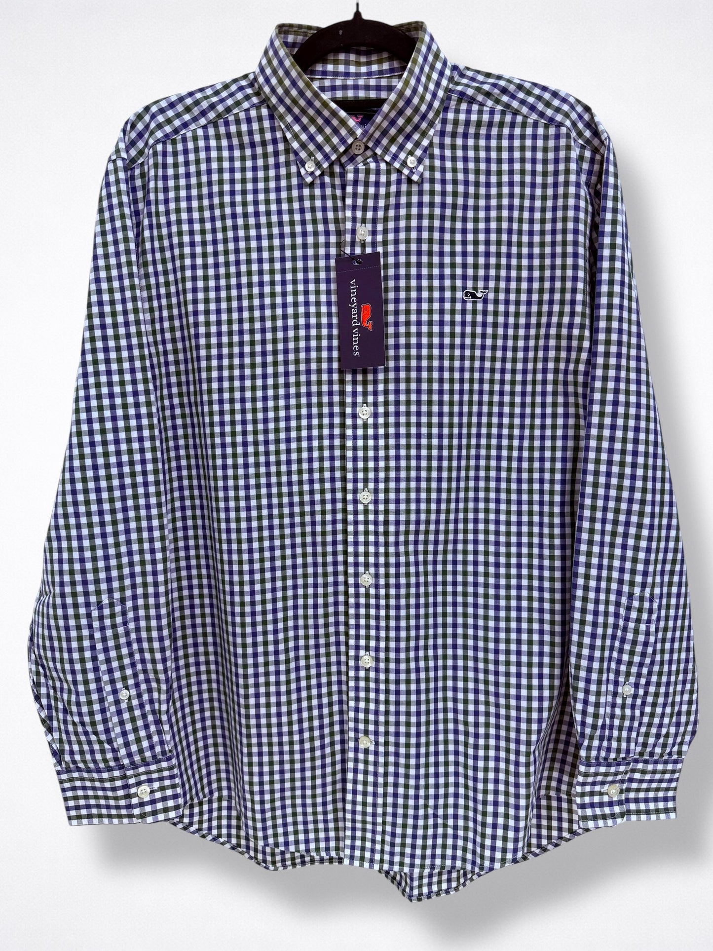 Camisa Vineyard Vines Classic Fit Manga Larga Talla M