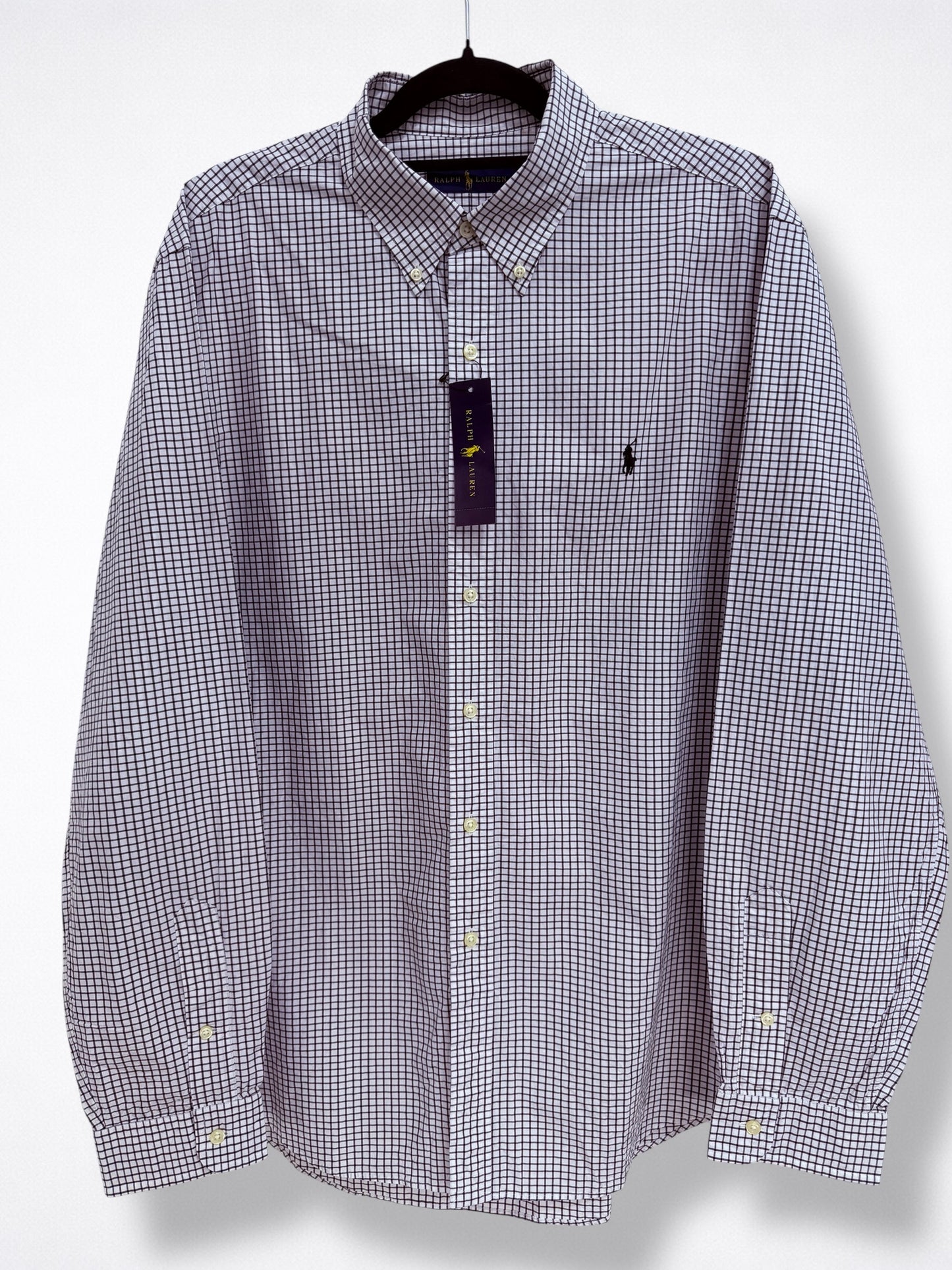 Camisa Polo Ralph Lauren Classic Fit Manga Larga Talla XL