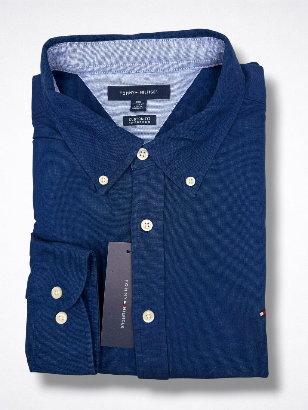 Camisa Tommy Hilfiger Custom Fit Manga Larga Talla XXL