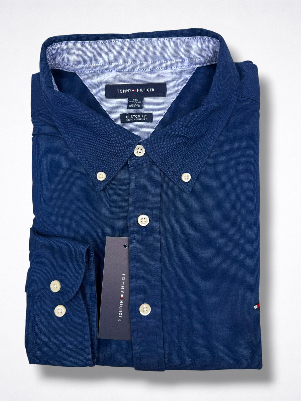 Camisa Tommy Hilfiger Custom Fit Manga Larga Talla XXL