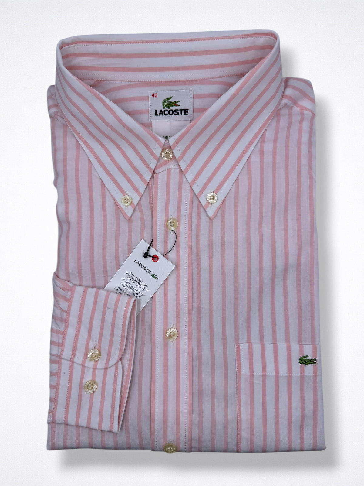 Camisa Lacoste Classic Fit Manga Larga Talla L