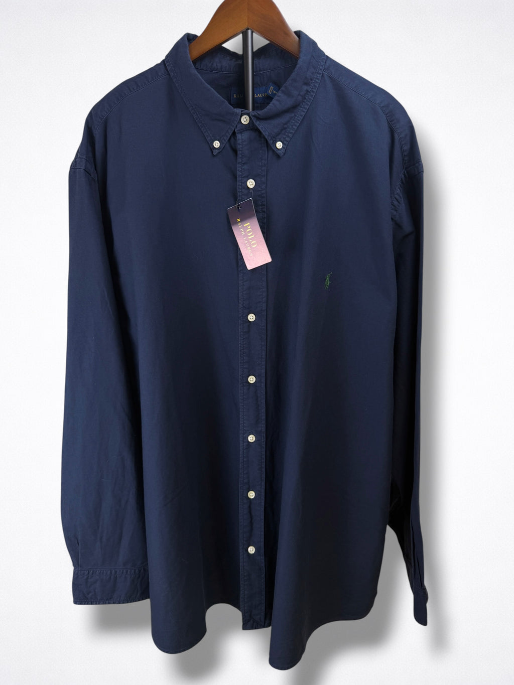 Camisa Polo Ralph Lauren Classic Fit Manga Larga Talla XXXL