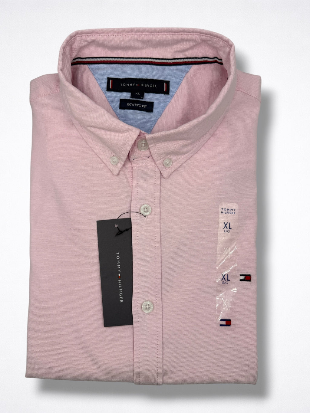 Camisa Tommy Hilfiger Classic Fit manga larga talla xl slim fit sirve para talla L