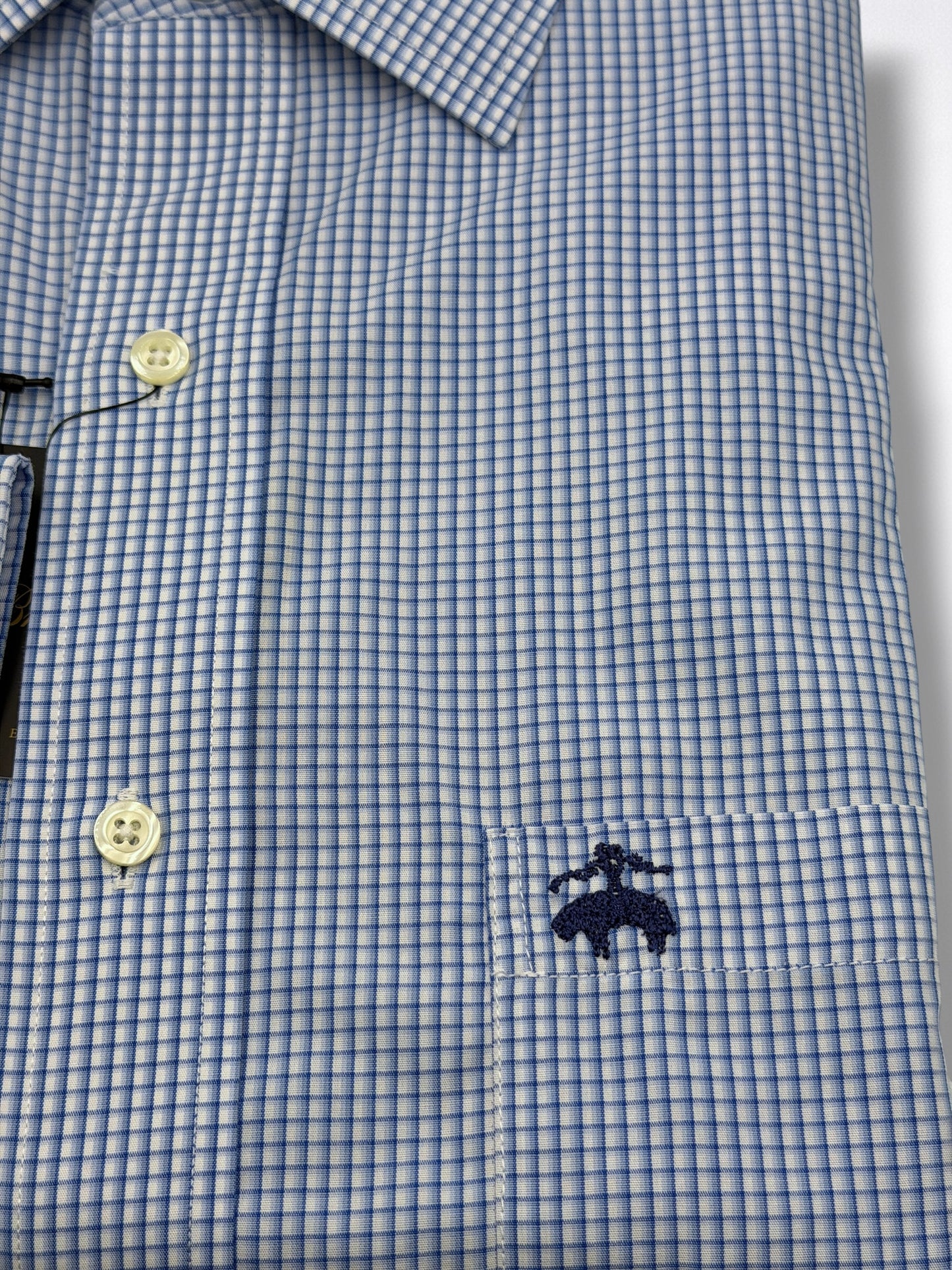 Camisa Brooks Brothers Classic Fit Manga Larga Talla L