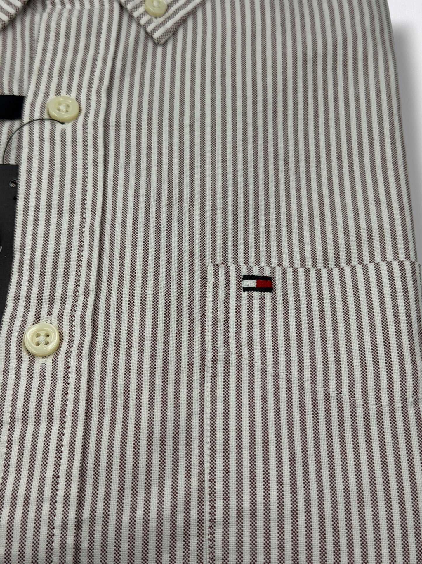 Camisa Tommy Hilfiger Custom Fit Manga Larga Talla M