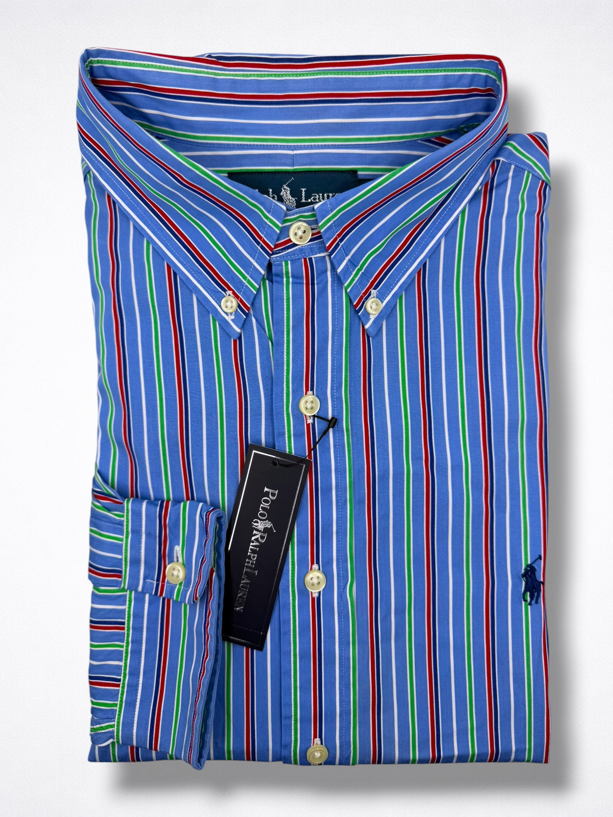 Camisa Polo Ralph Lauren Classic Fit Manga Larga Talla XL
