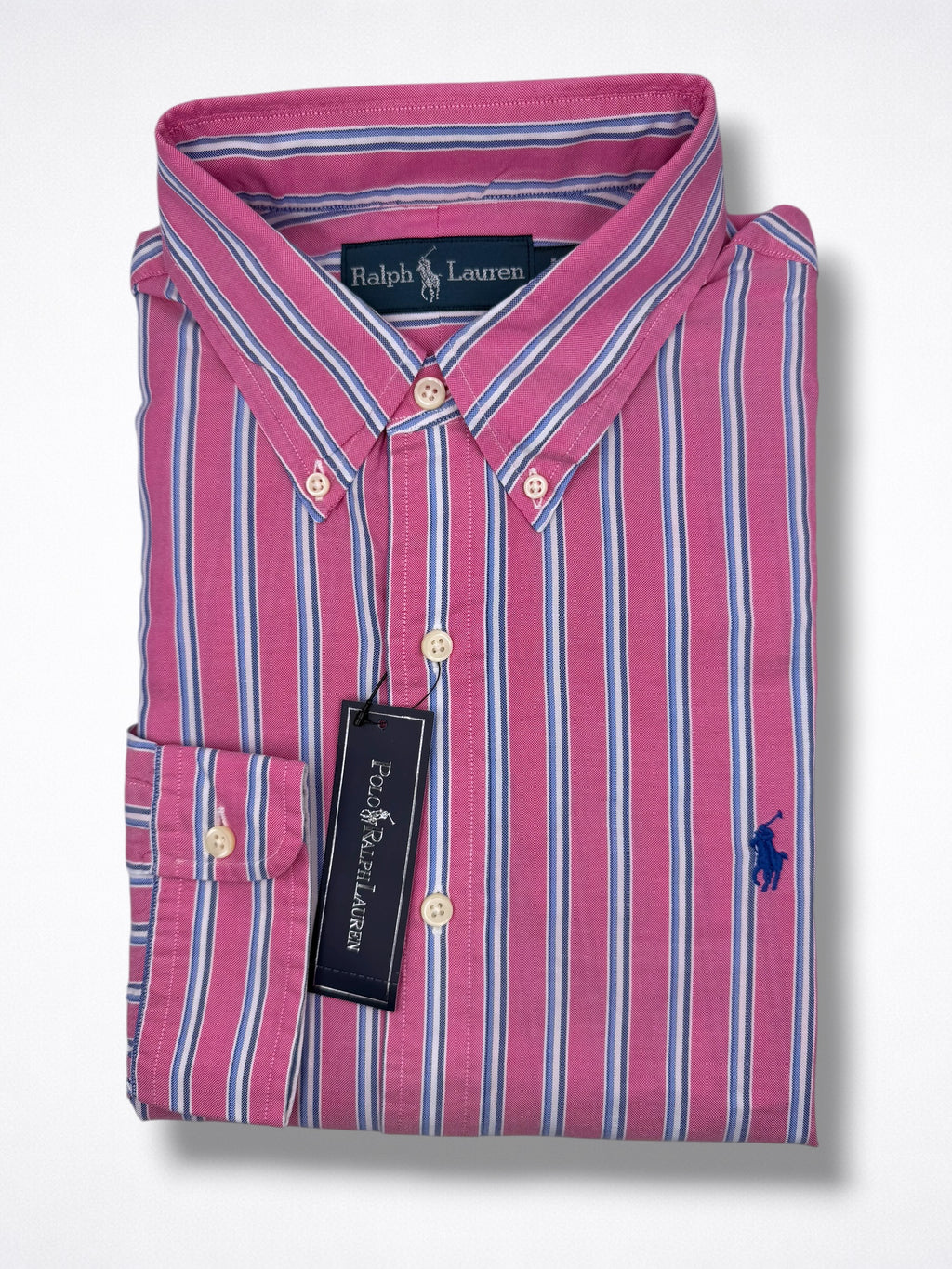 Camisa Polo Ralph Lauren Classic Fit Manga Larga Talla L