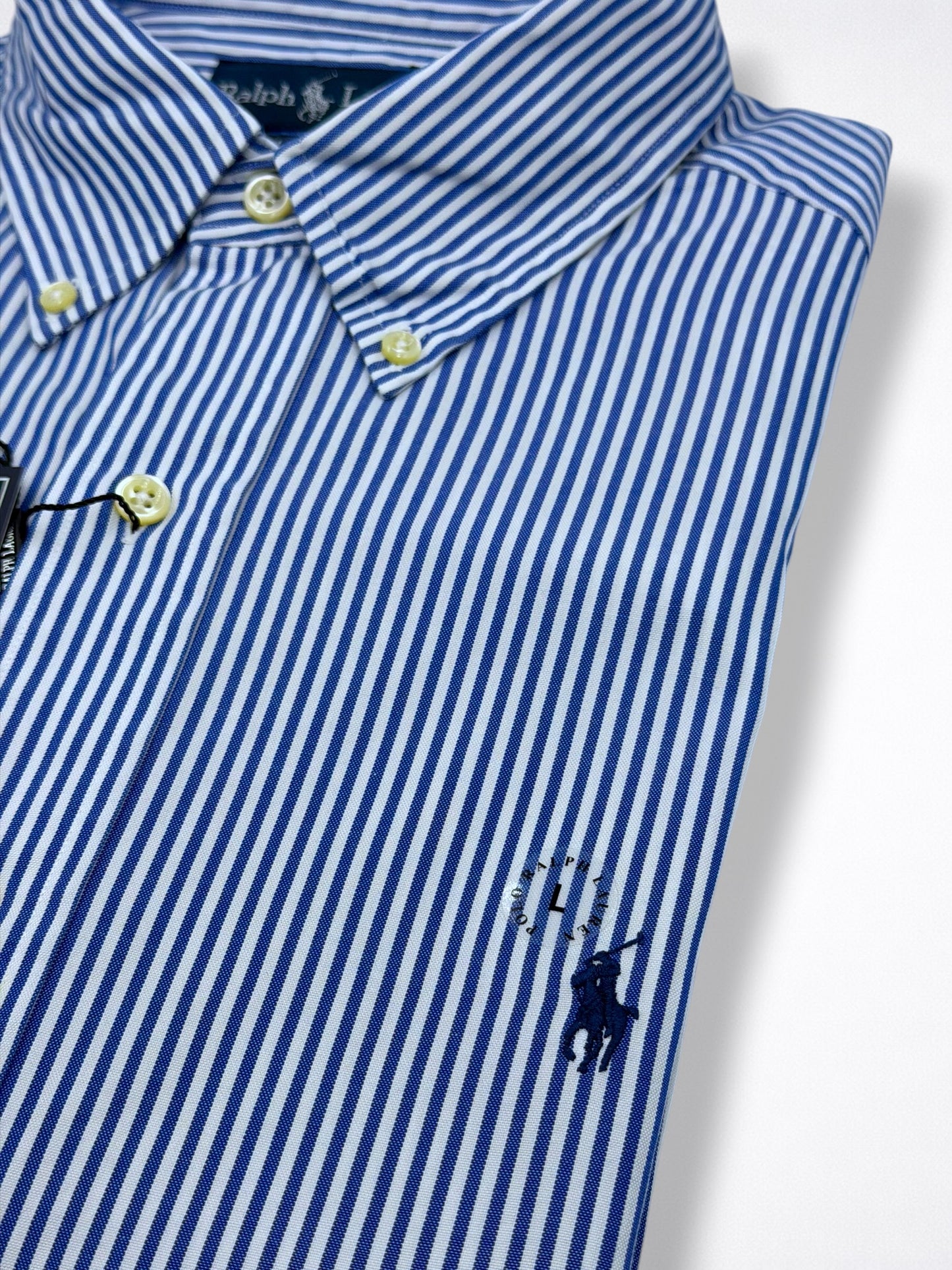 Camisa Polo Ralph Lauren Classic Fit Manga Larga Talla L