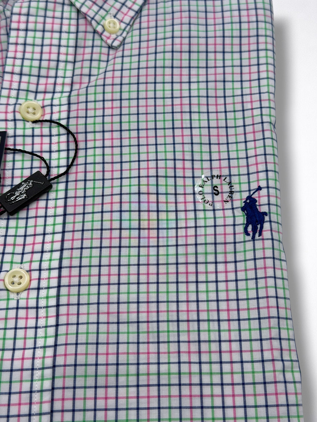 Camisa Polo Ralph Lauren Classic Fit Manga Larga Talla S