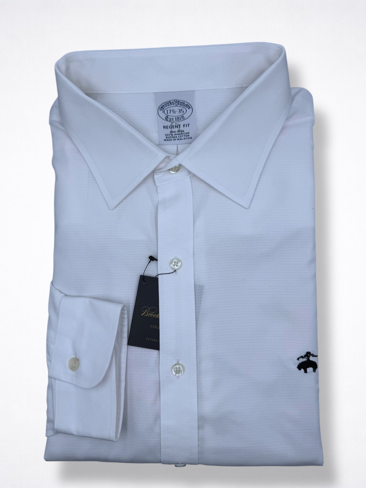 Camisa Brooks Brothers Classic Fit Manga Larga Talla XL