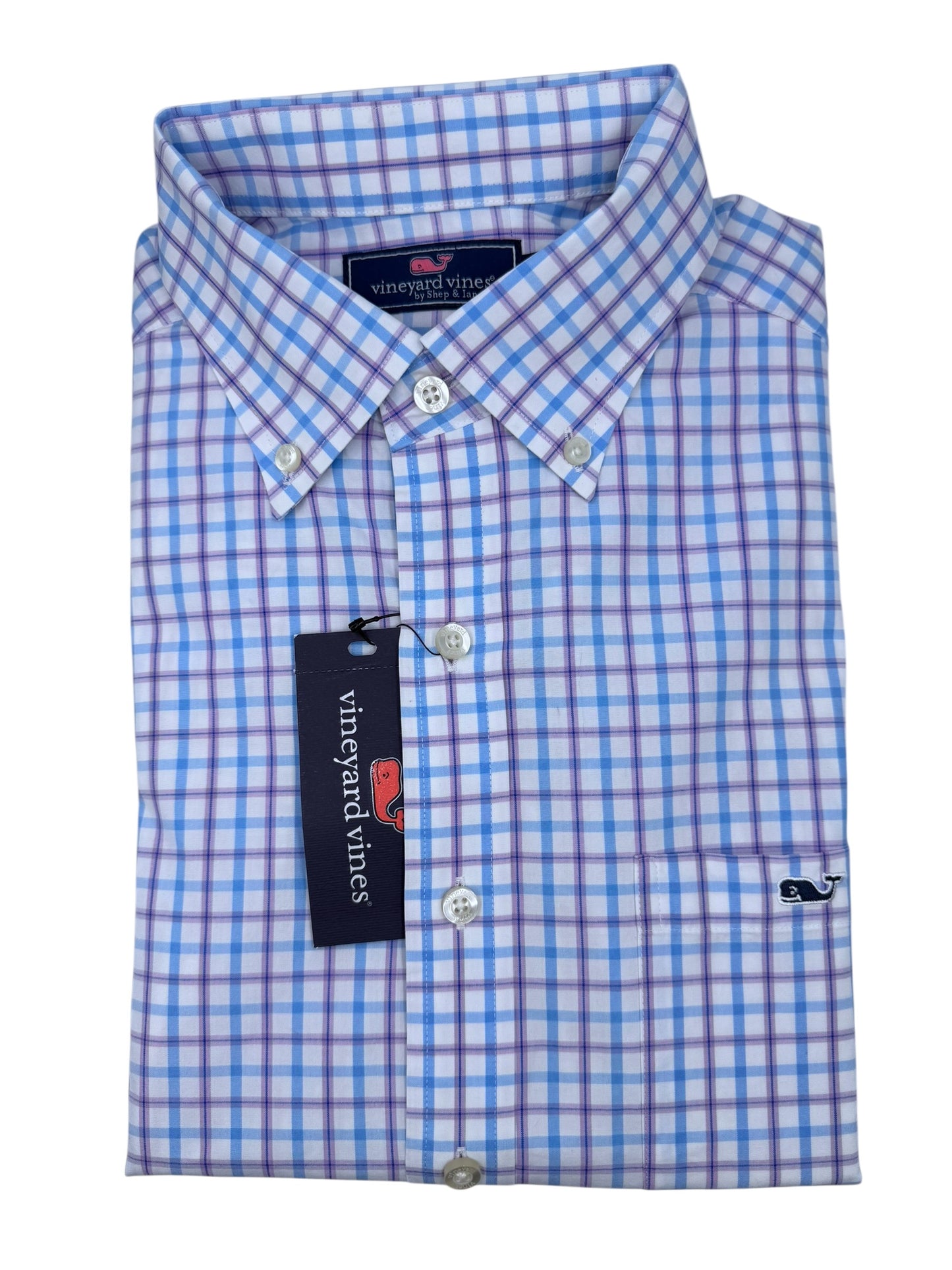 Camisa Vineyard Vines Classic Fit Manga Larga Talla M