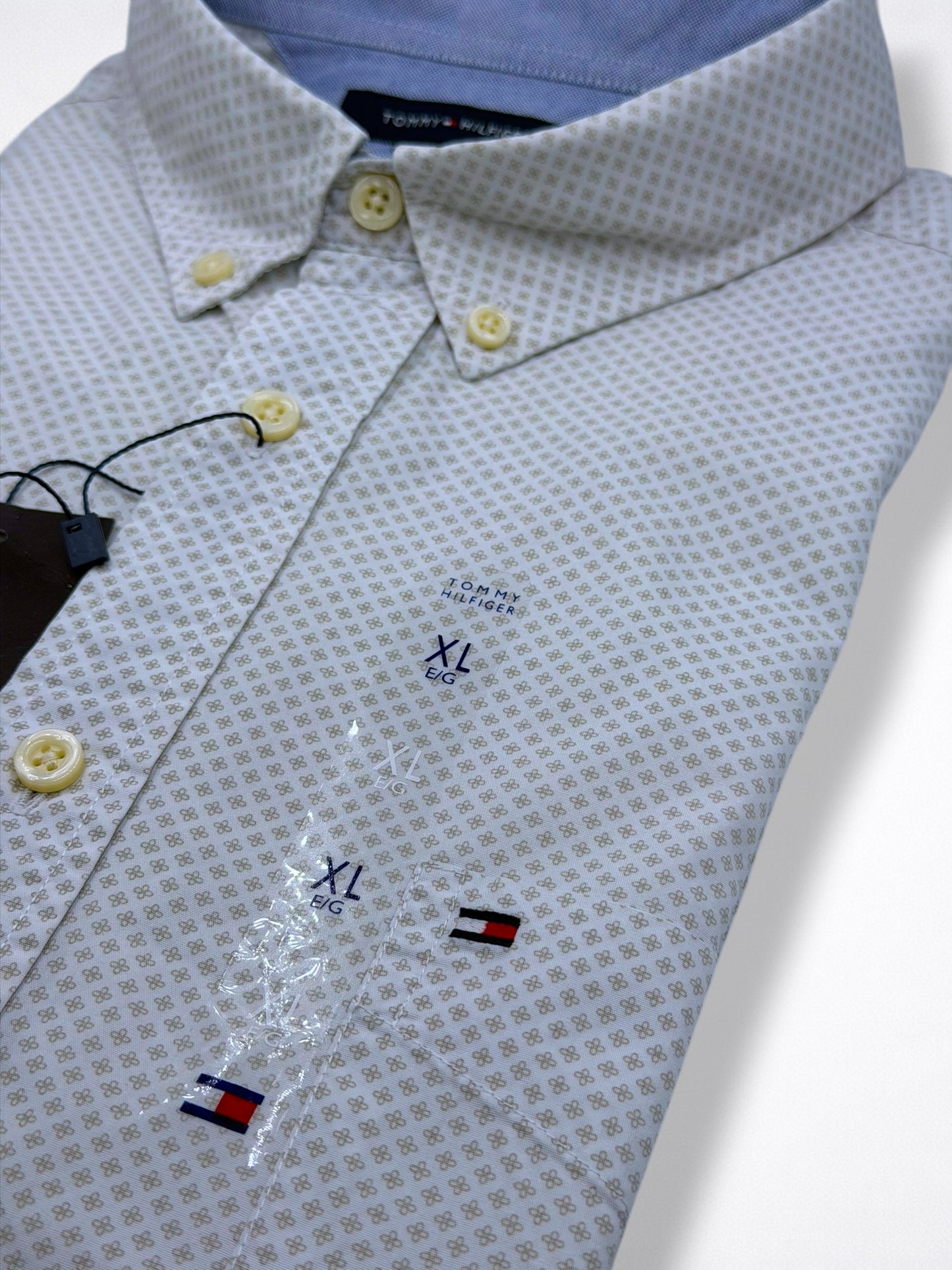Camisa Tommy Hilfiger Classic Fit Manga Larga Talla XL