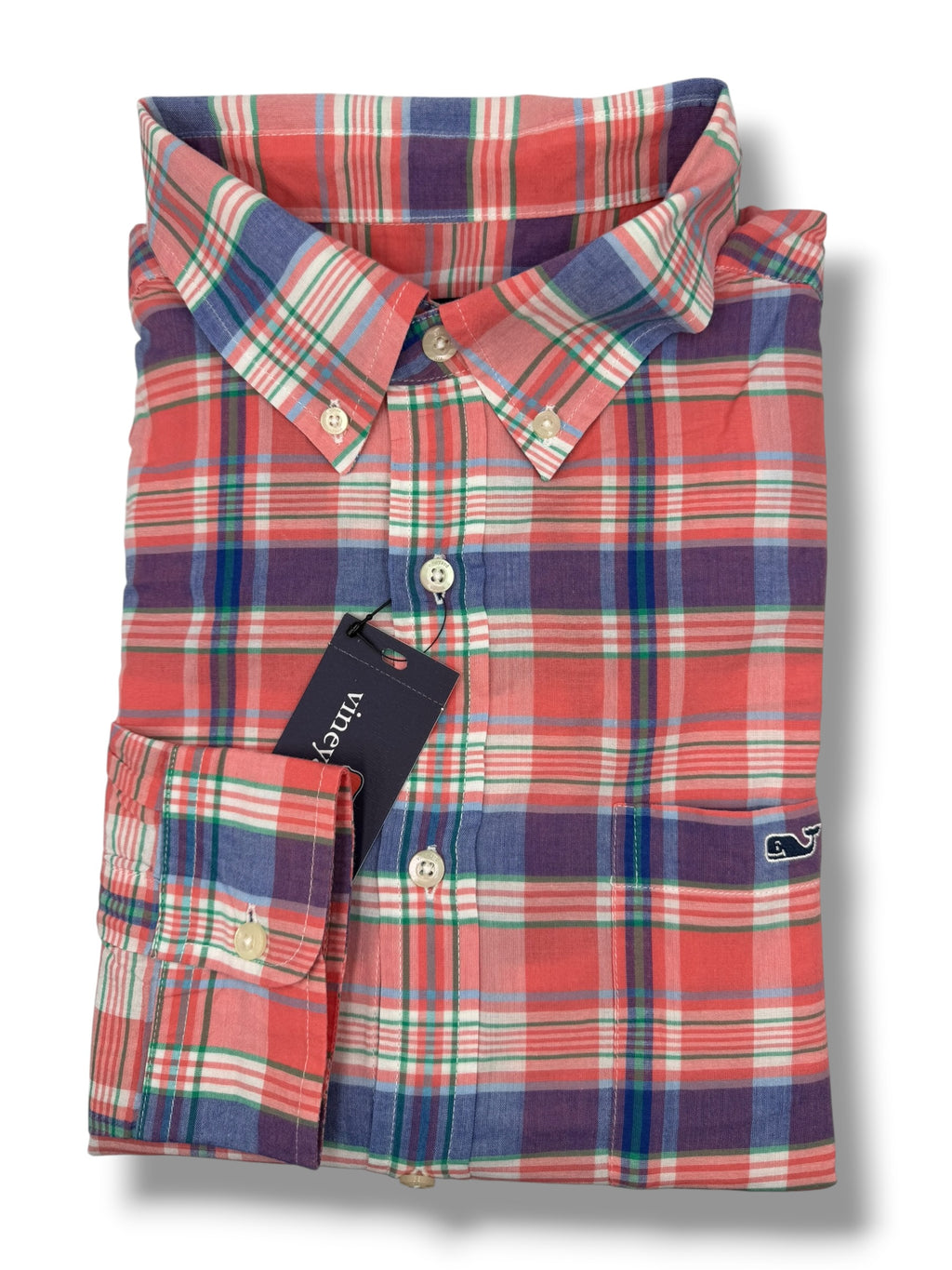 Camisa Vineyard Vines Classic Fit Manga Larga Talla L